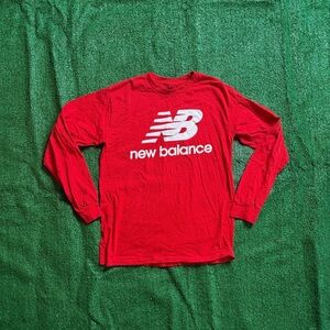 New Balance Vibrant Red Crew Neck Tee